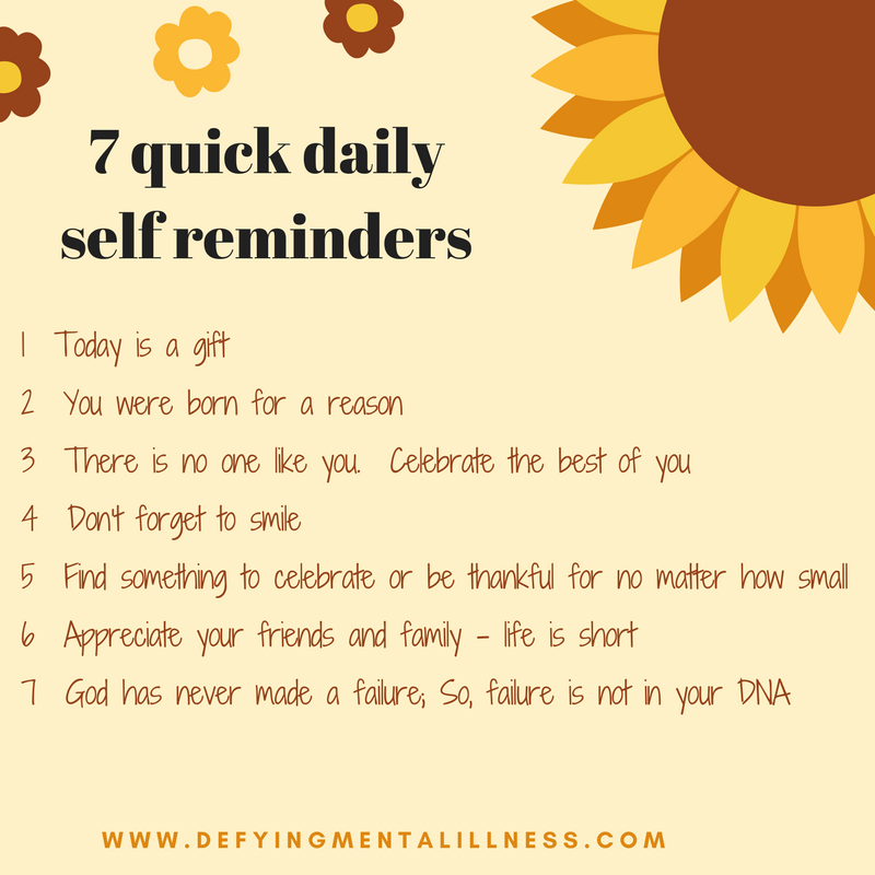 60 Sec Confidence Building - 7 quick daily Self Reminders 